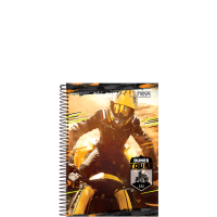 CADERNETA 1/8 ESP.CAPA DURA 80FLS 1268-6 C/10